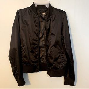 Black Bomber Jacket